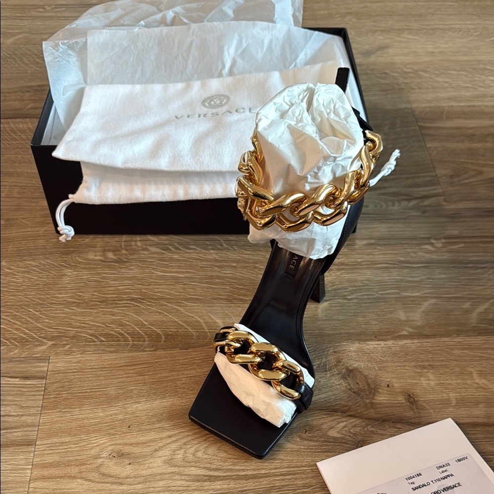 Versace Black and Gold Ornate Accessories